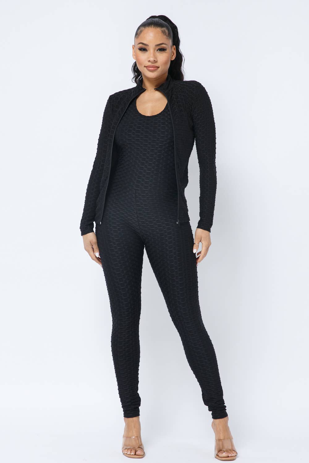 CROSS BACK JUMPSUIT SET