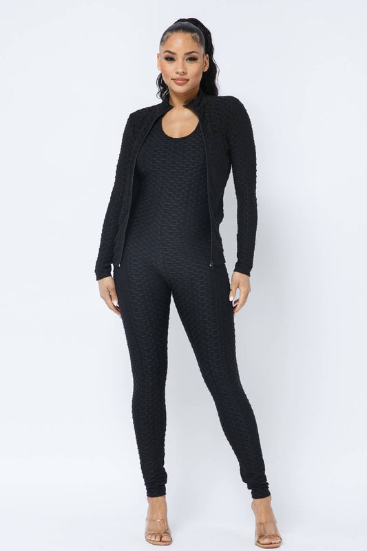 CROSS BACK JUMPSUIT SET