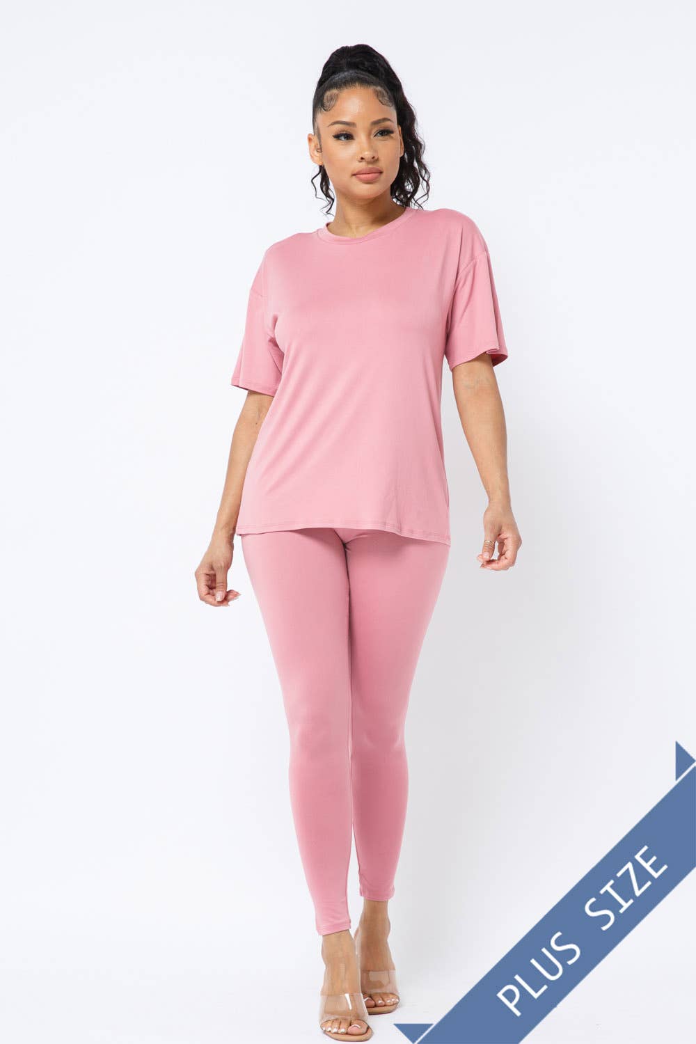 COMFORT QUEEN LEGGING SET- PLUS- 3 COLORS